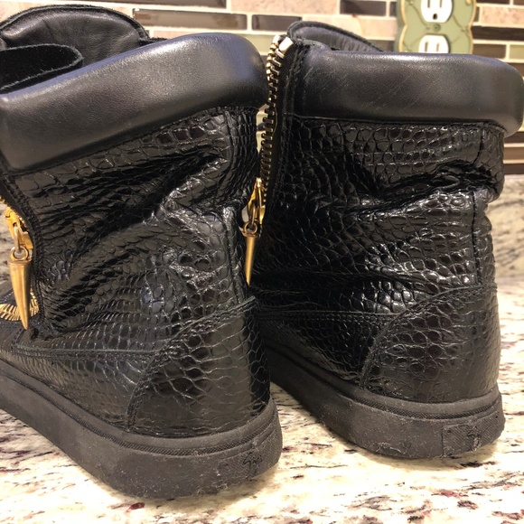 Giuseppe Zanotti Shark Tooth Hi Tops - Picture 6 of 7